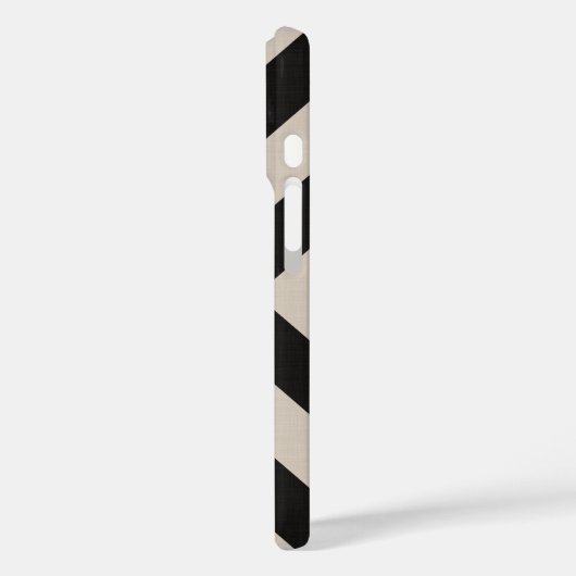 Coques Case-Mate iPhone Rustique Black X Chevron (Verso / Gauche)