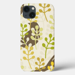 Etui iPhone 13 Rustique chic moineau hirondelle shabby motif