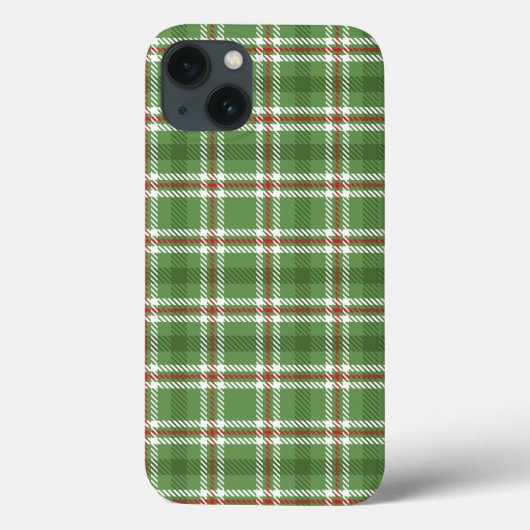 Coques Case-Mate iPhone Rustique Simple Vert Agritourisme Pays Plaid (Verso)