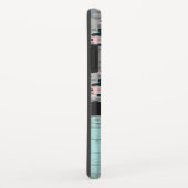 Coques Case-Mate iPhone Rustique Turquoise Bois rose Antler Camo (Dos/Droite)