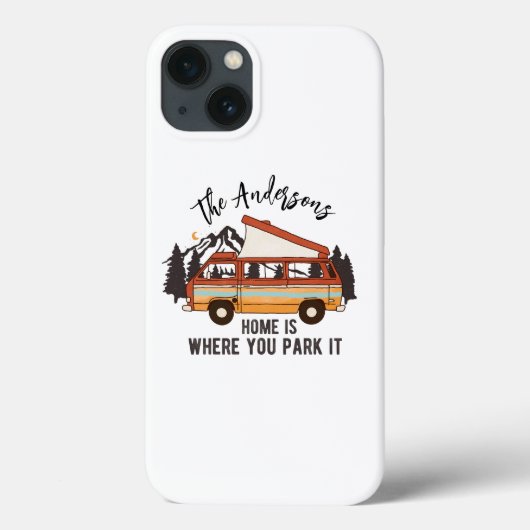 Coques Case-Mate iPhone RV Camping Tent Trailer Home est l'endroit où vous (Verso)