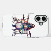 Coques Case-Mate iPhone Rythme en mouvement : Batterie après performance (Verso (horizontal))