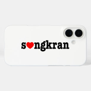 Coques iPhone 16 s❤ngkran ~ Cœur (Amour) Songkran