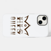 Coques Case-Mate iPhone Sa Reine (Verso (horizontal))