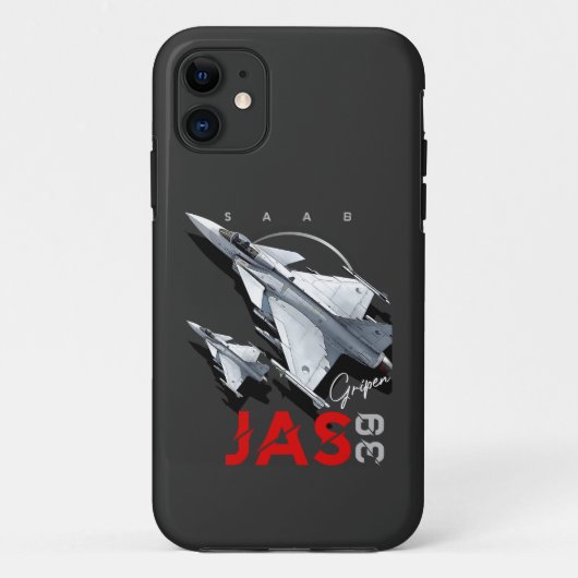Coques Case-Mate iPhone Saab JAS39 Gripen Swedish Fighterjet Aircraft (Dos)