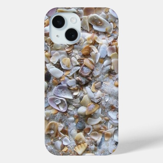 Coques Case-Mate iPhone Sable de plage et coquillages (Verso)