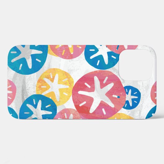 Coques Case-Mate iPhone Sable Dollar Jaune Rouge Bleu Motif (Verso (horizontal))