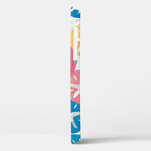 Coques Case-Mate iPhone Sable Dollar Jaune Rouge Bleu Motif (Verso / Gauche)