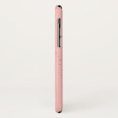 Coques Case-Mate iPhone Sable rose (Dos/Gauche)