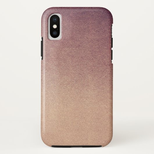 Coques Case-Mate iPhone Sable rose de parties scintillantes d'Ombre d'or (Dos)