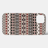 Coques Case-Mate iPhone Sable rouge gris blanc noir aztèque de l'essence (Verso (horizontal))