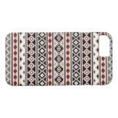 Coques Case-Mate iPhone Sable rouge gris blanc noir aztèque de l'essence (Dos (Horizontal))