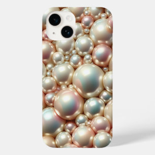 Coque Pour iPhone 14 Sable S Pailleté Luxe Bleu Profond et Or Doré Radi