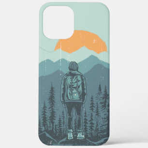 Case-Mate iPhone Case Sac à dos Sunset Mountain Forest Femme de randonné