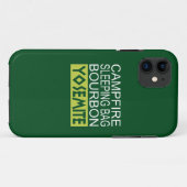 Coques Case-Mate iPhone Sac couché de feu Bourbon Yosemite (Dos (Horizontal))