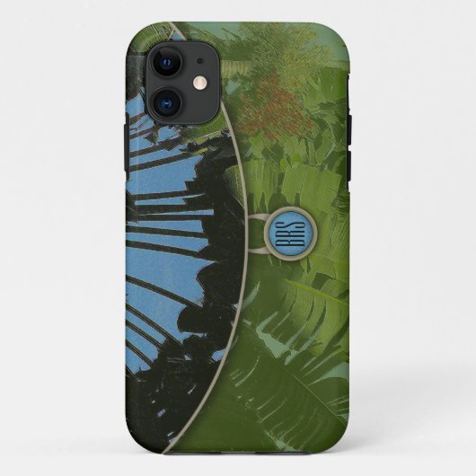 Coques Case-Mate iPhone Sac de soirée tropical (Dos)