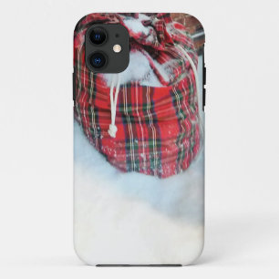 Coque Case-Mate Pour iPhone Sac du Père Noël dans la neige