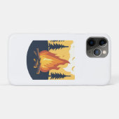 Coques Case-Mate iPhone Sac graphique de camp d'été rétro (Dos (Horizontal))