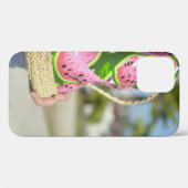 Coques Case-Mate iPhone Sac imprimé melon d'eau rose et verte (Verso (horizontal))