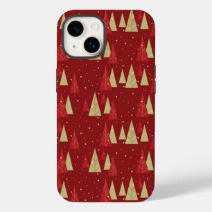 Coque Pour iPhone 14 Sacoche téléphonique Arbres de Noël