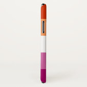 Coques Case-Mate iPhone Sacoche téléphonique de la Fierté lesbienne (Dos/Droite)