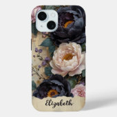 Coques Case-Mate iPhone Sacoche téléphonique personnalisée Peonés violets  (Verso)