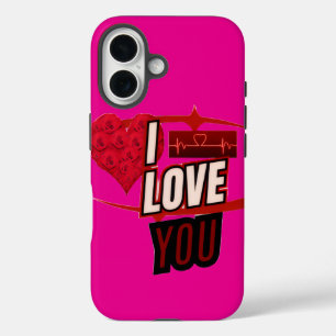 Coques iPhone 16 Sacoche téléphonique Red Rose