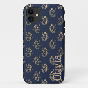 Case-Mate iPhone Case Sacoche téléphonique vintage Sirènes avec votre no