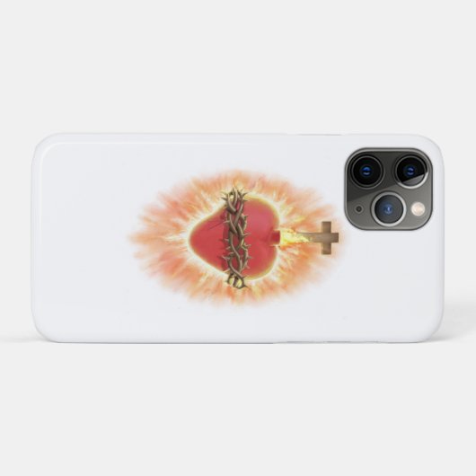 Coques Case-Mate iPhone Sacré Coeur de Jésus (Dos (Horizontal))