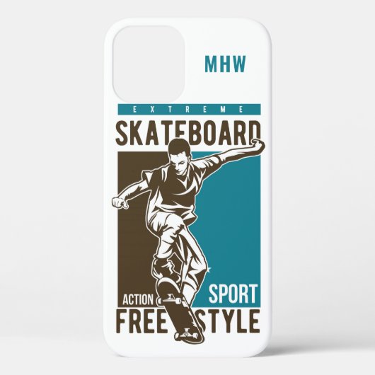 Coques Case-Mate iPhone Sacs de téléphone pour skate-board personnalisés (Verso)