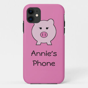 Coque Case-Mate Pour iPhone Sadie le ~ rose Kawaii Girly mignon de porc