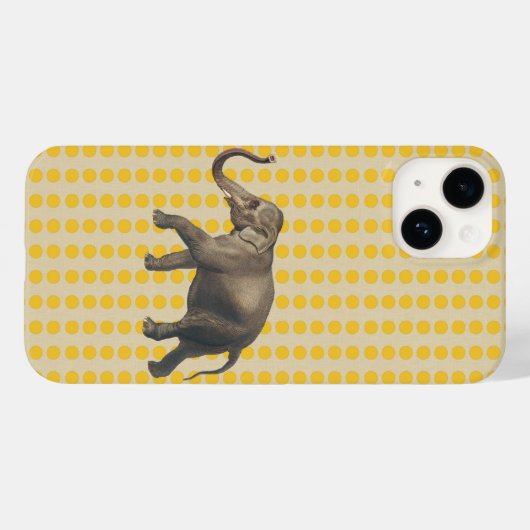 Coques Case-Mate iPhone Saffron Spice Moods Doses avec éléphant (Verso (horizontal))