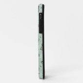 Coques Case-Mate iPhone Sage Bubble Frogs - laurier vert enfants motif. (Dos/Gauche)