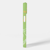 Coques Case-Mate iPhone Sage Élégant Floral Doré (Verso / Droite)