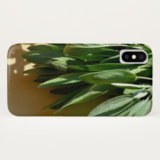 Coques Case-Mate iPhone Sage frais coupé (Dos (Horizontal))