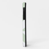 Coques Case-Mate iPhone Sage Green Geometric Deco Cube Pattern (Dos/Gauche)
