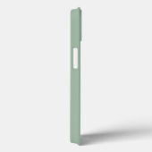 Coques Case-Mate iPhone Sage Green Girl Script Monogramme Nom Moderne (Verso / Droite)