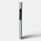 Coques Case-Mate iPhone Sage Green Minimal Moderne Monogramme initial (Verso / Gauche)