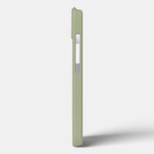 Coques Case-Mate iPhone Sage Green Monogrammes Initiales Boho tendance (Verso / Gauche)