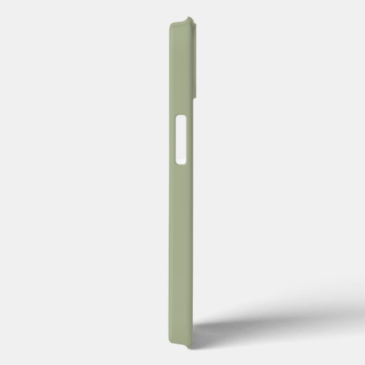 Coques Case-Mate iPhone Sage Green Monogrammes Initiales Boho tendance (Verso / Droite)