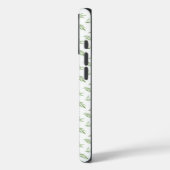 Coques Case-Mate iPhone Sage Green Spring Feuilles Nom personnalisé (Verso / Gauche)