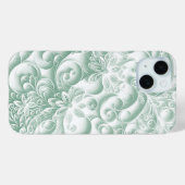 Coques Case-Mate iPhone Sage Livre vert Quilling Daisy Design (Verso (horizontal))