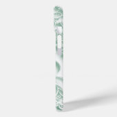 Coques Case-Mate iPhone Sage Livre vert Quilling Daisy Design (Verso / Gauche)