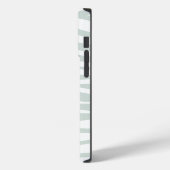 Coques Case-Mate iPhone Sage moderne Green Zebra Impression personnalisée (Verso / Gauche)