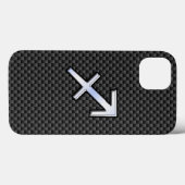 Coques Case-Mate iPhone Sagittaire d'argent Sagittarius SIGNE Zodiaque Imp (Verso (horizontal))
