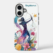 Coques Case-Mate iPhone Sagittaire infusé d'IA Astrologie zodiaque inspiré (Verso)