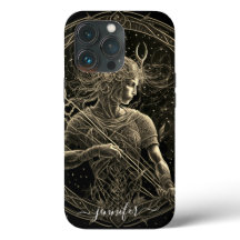 Sagittaire zodiaque noir or Case-Mate iPhone 