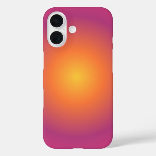 Coques Case-Mate iPhone Sagittarius Aura Gradient Zodiac, Jaune Violet (Verso)