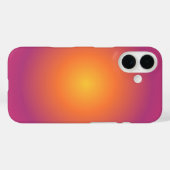 Coques Case-Mate iPhone Sagittarius Aura Gradient Zodiac, Jaune Violet (Verso (horizontal))