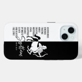 Coques Case-Mate iPhone Sagittarius signe zodiaque (Verso (horizontal))